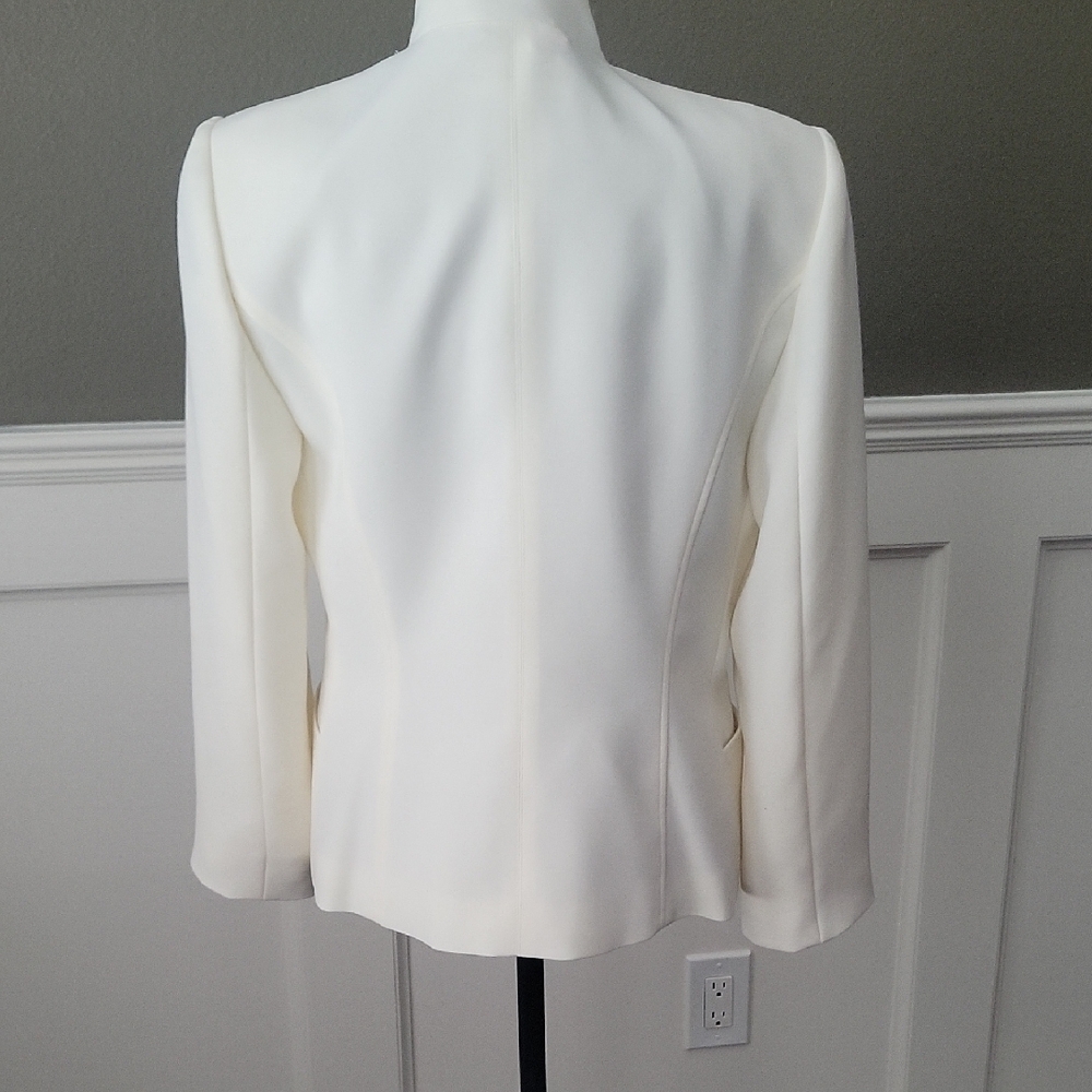 Calvin Klein Cream Women's Blazer - Picture 4 of 4